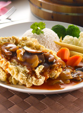 Oriental Fried Chicken Rice