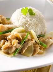 Ginger Spring Onion Chicken Rice