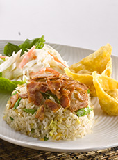 Turkey Ham Fried Rice