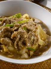 Ginger Spring Beef Noodle